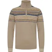 Blend Pull-over beige / bleu / marron / blanc