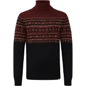 Blend Pull-over 'Tjesse' rouille / homard / noir / blanc