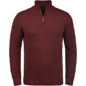 Blend Pull-over 'Robin' marron / gris argenté / bordeaux