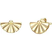 Lulu & Jane Boucles d'oreilles jaune d'or