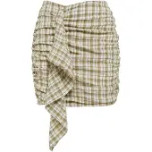 St MRLO Jupe 'GATHER' beige / marron