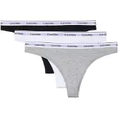 Calvin Klein Underwear String gris / noir / blanc