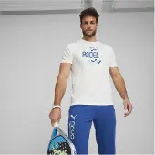 Puma Individual Graphic Short Sleeve T-shirt Blanc S