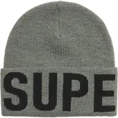 Superdry Bonnet gris / noir