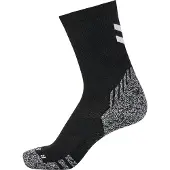 Hummel Chaussettes de sport 'Pro' gris chiné / noir