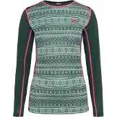 Kari Traa Mina Long Sleeve Base Layer Vert L Femme