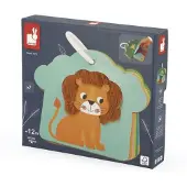 Janod Jeu d'éveil Cartes tactiles Savane