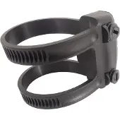 Edge Flexmount Kit de montage d'antivol à collier noir 2 pièces
