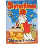 Boek Specials Nederland BV Sinterklaas-Sticker und Malbuch