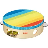 Goki Tambourine avec des jingles (Allemand)