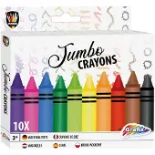 Grafix Jumbo Krijtjes Artist, 10st.