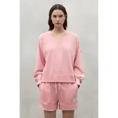 Ecoalf pour femme. MCWGASTRODAS0856S24-272 Sweat Rodas rose (L), Casuel, Manche longue, Le coton biologique, Durable, Coton Recyclé
