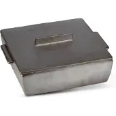 Dutchdeluxes Plat à Four Dutchdeluxes Rectangular Small Ceramic Platinum Matt