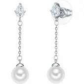 Lulu & Jane Boucles d'oreilles argent