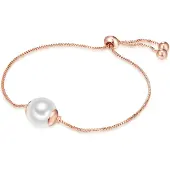 Lulu & Jane Bracelet or rose / blanc