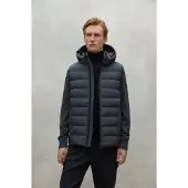 Ecoalf pour homme. MCMGAKNDENAL0987W24-303 Veste Denali grise (S), Casuel, Manche longue, Polister recyclé, Durable