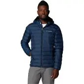 Columbia - Doudoune déperlante en duvet naturel - Lake 22 II Down Hooded Jacket Collegiate Navy pour Homme - Taille M