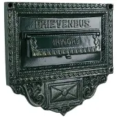 Ks Verlichting Boîte aux lettres Postplate B3 plaque murale - vert