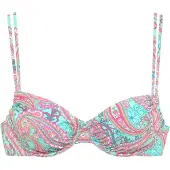 Venice beach Hauts de bikini aqua / abricot / rose / blanc