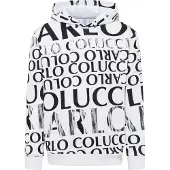 Carlo colucci Sweat-shirt 'Dipauli' gris / gris clair / noir / blanc