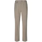 Goldner Pantalon à plis 'Anna' noisette