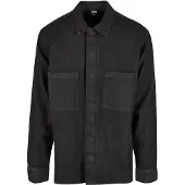 Urban Classics Chemise noir denim