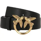 Pinko Ceinture 'LOVE BERRY' or / noir