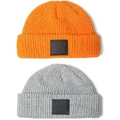 MINOTI Bonnet gris / orange
