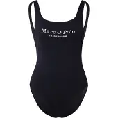 Marc O'Polo Maillot de bain 'Essentials' noir / blanc