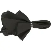 Broste Copenhagen Serviettes de table GRACIE X2 - Noir - 45x45 cm