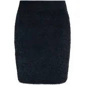 Swirly Jupe bleu foncé / noir