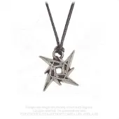 Metallica Collier de - Ninja Logo - pour Homme - couleur argent - Taille Standard