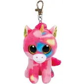 TY Filles, Porte-clés, Porte-clés Beanie Boo Fantasia Licorne, Multicolore