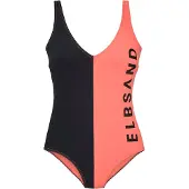 Elbsand Maillot de bain abricot / noir