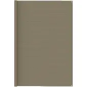 vidaXL Tapis de tente 250x400 cm Taupe