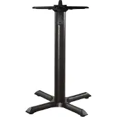 Bolero Pied de table avec base en croix en fonte, hauteur 72 cm
