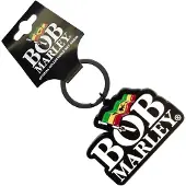 Bob Marley Logo Schlüsselanhänger, Multicolore