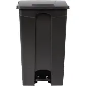 Jantex Poubelle de cuisine à pédale noire 87 L