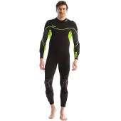 Jobe Detroit Jet 3/2 Mm Long Sleeve Back Zip Neoprene Suit Noir S Homme