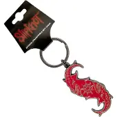 Slipknot Hommes, Porte-clés, Red Goat S Schlüsselanhänger, Argent
