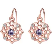 Lulu & Jane Boucles d'oreilles or rose