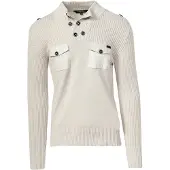 KOROSHI Pull-over blanc cassé