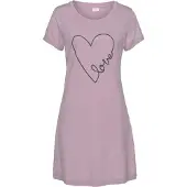 Vivance T-shirt gris foncé / mauve