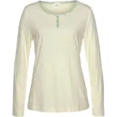 s.Oliver T-shirt écru / vert chiné