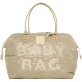 Bagmori Sac à langer beige / noisette