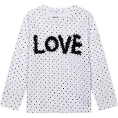 MINOTI T-Shirt noir / blanc