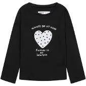 MINOTI T-Shirt noir / blanc