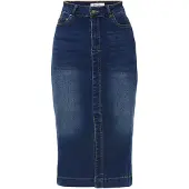 KOROSHI Jupe bleu foncé