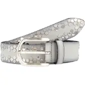 Vanzetti Ceinture gris clair / argent