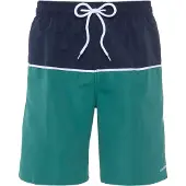 s.Oliver Shorts de bain bleu marine / pétrole / blanc